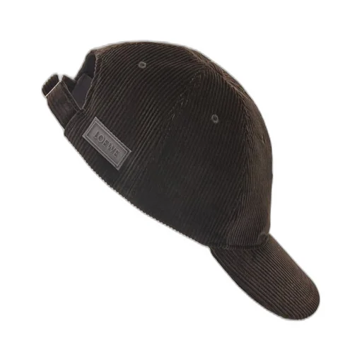 Patch cap in corduroy