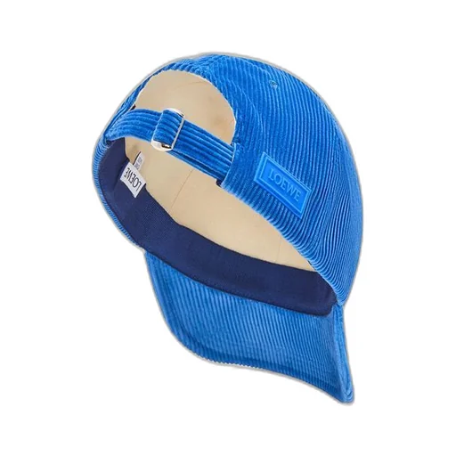 Patch cap in corduroy