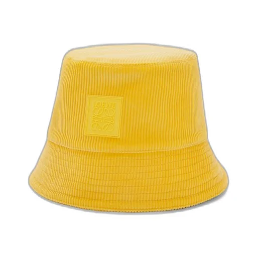 Patch bucket hat in corduroy