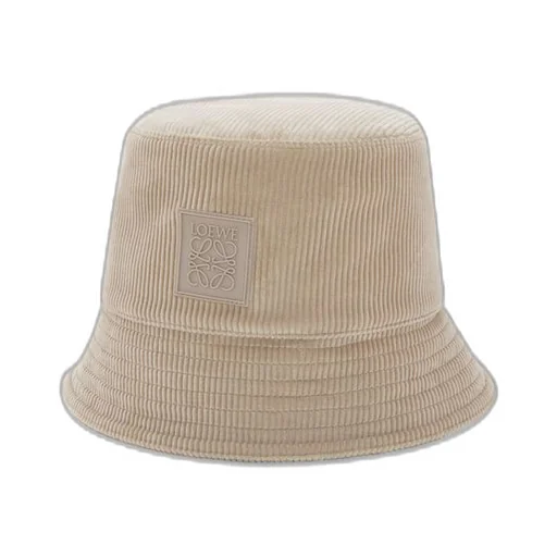 Patch bucket hat in corduroy