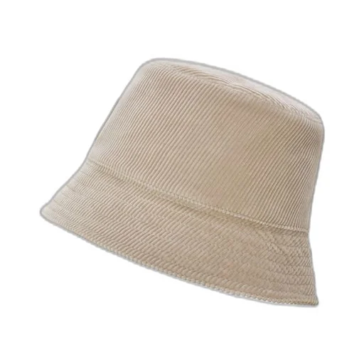 Patch bucket hat in corduroy