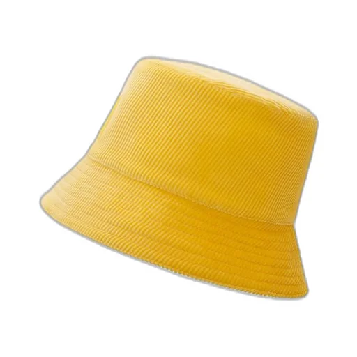 Patch bucket hat in corduroy