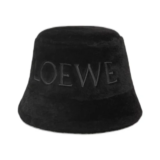 Loewe bucket hat in shearling