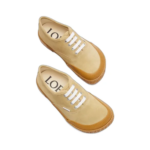Terra Vulca lace-up sneaker in suede