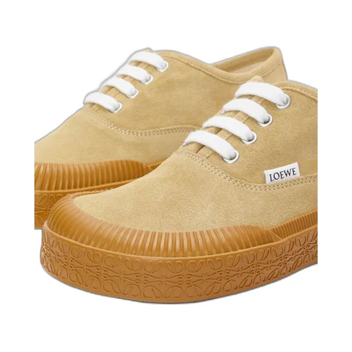 Terra Vulca lace-up sneaker in suede
