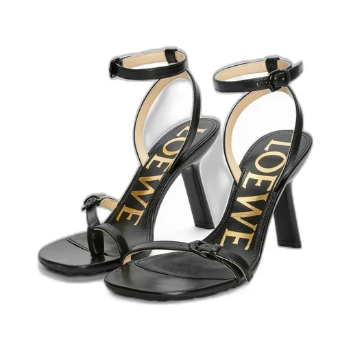 Petal stiletto sandal in lambskin