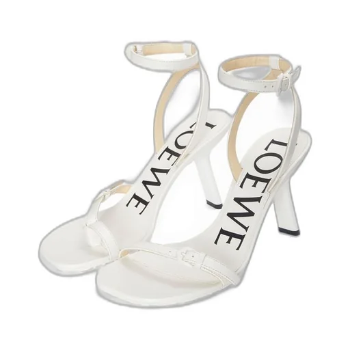 Petal stiletto sandal in lambskin