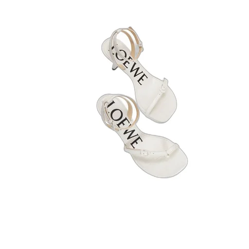 Petal stiletto sandal in lambskin