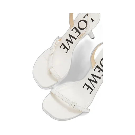 Petal stiletto sandal in lambskin