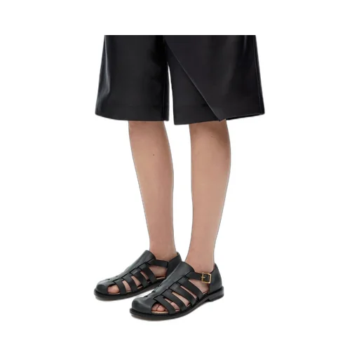 Campo sandal in waxed calfskin