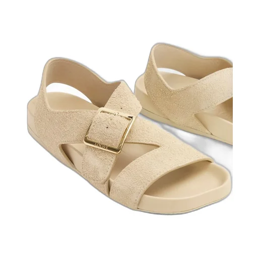 Ease sandal in brushed calfskin