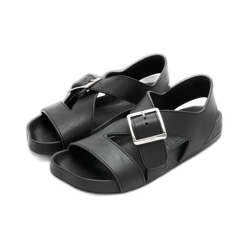 Ease Buckle sandal in vegetal calfskin