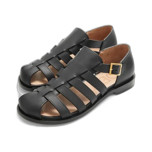 Campo sandal in waxed calfskin