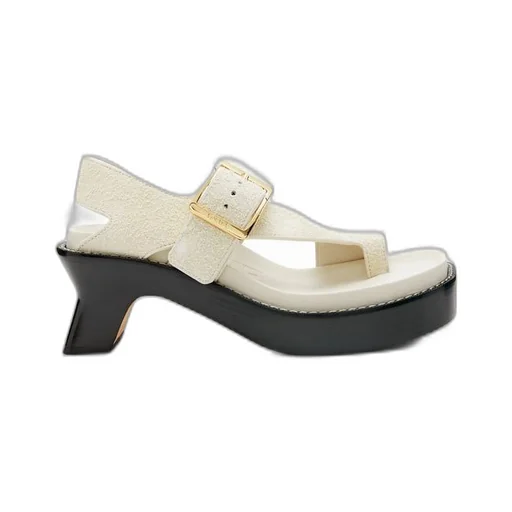Ease heel sandal in brushed suede