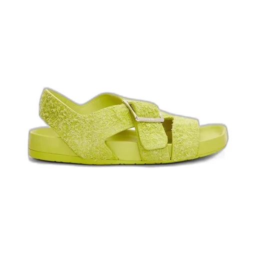 Ease Buckle sandal in brushed suede