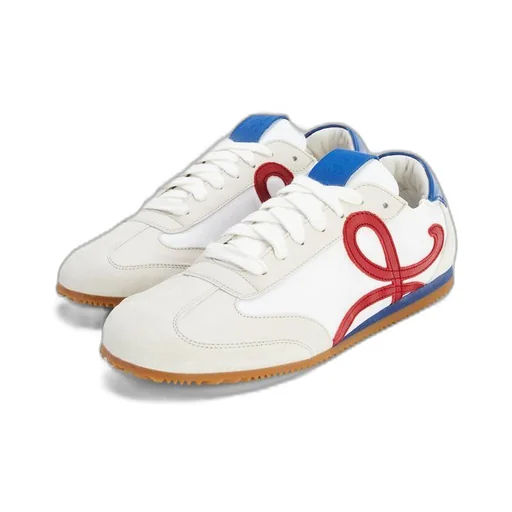 Ballet Runner in nylon and calfskin