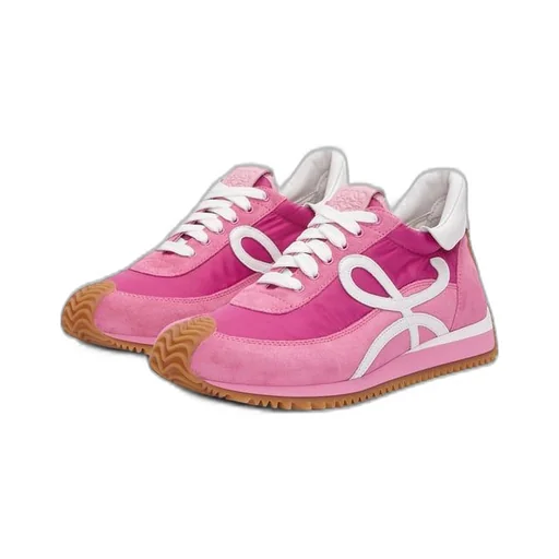 Flow Runner in nylon and suede