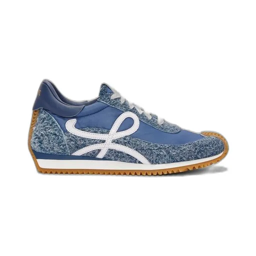 Flow Runner in nylon and brushed suede