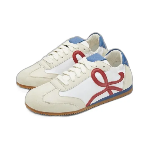 Ballet Runner in nylon and calfskin