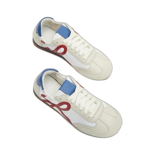 Ballet Runner in nylon and calfskin