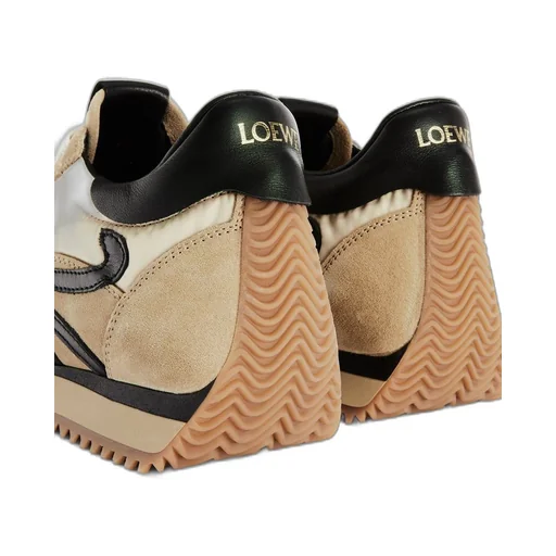 Flow Runner in nylon and suede