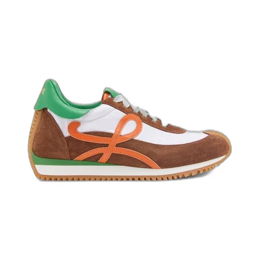 Flow Runner in nylon and suede