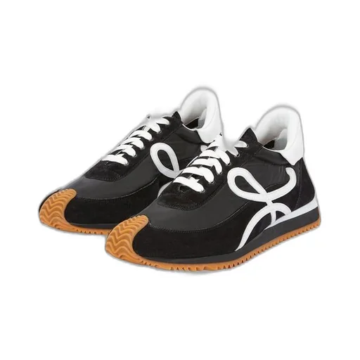 Flow Runner in nylon and suede