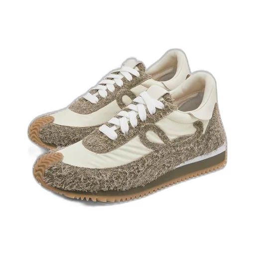 Flow Runner in nylon and brushed suede