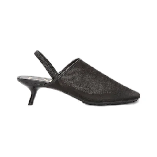 Petal slingback heel sandal in mesh