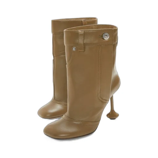 Toy ankle bootie in nappa lambskin