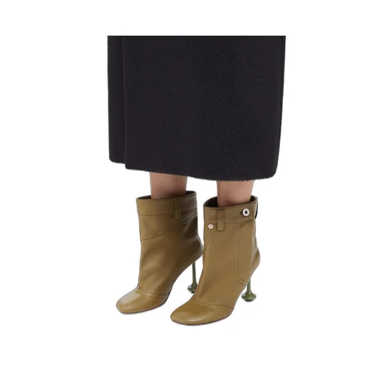 Toy ankle bootie in nappa lambskin
