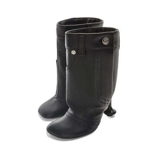 Toy ankle bootie in nappa lambskin