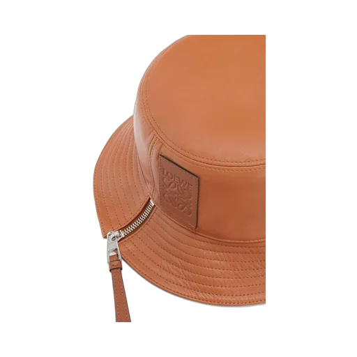 Fisherman hat in nappa calfskin