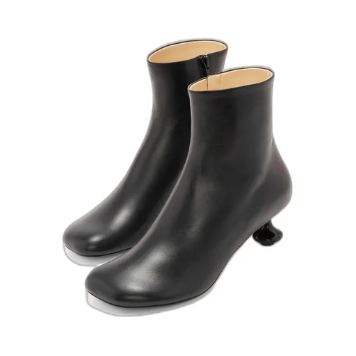 Toy ankle bootie in nappa lambskin