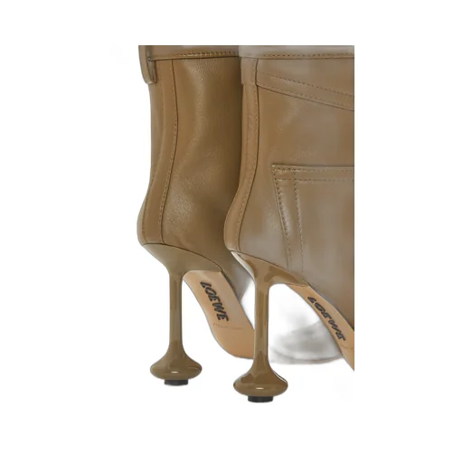 Toy ankle bootie in nappa lambskin