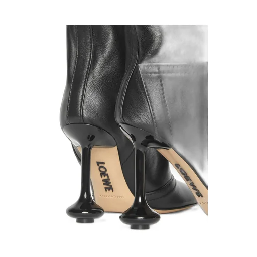 Toy ankle bootie in nappa lambskin