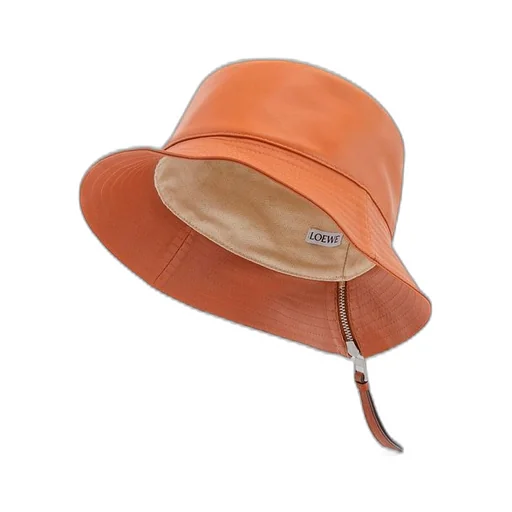 Fisherman hat in nappa calfskin