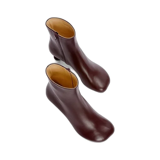 Toy ankle bootie in nappa lambskin