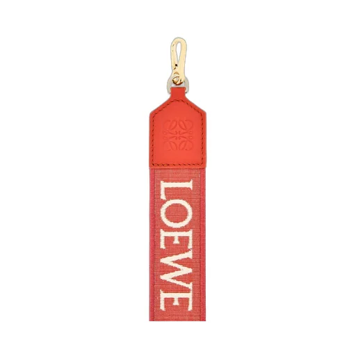 Anagram strap in jacquard and calfskin
