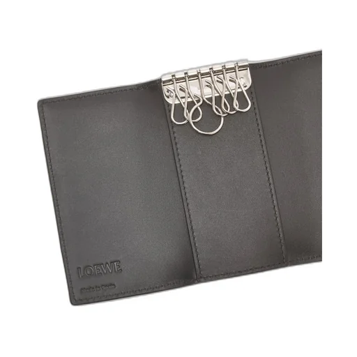 Key case in soft grained calfskin
