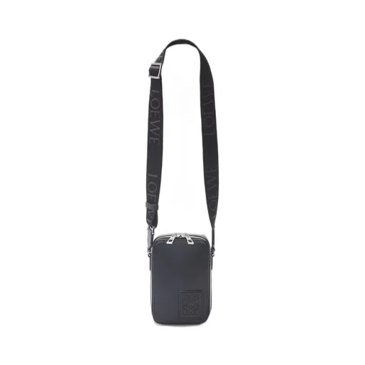 Vertical Crossbody Pocket in satin calfskin
