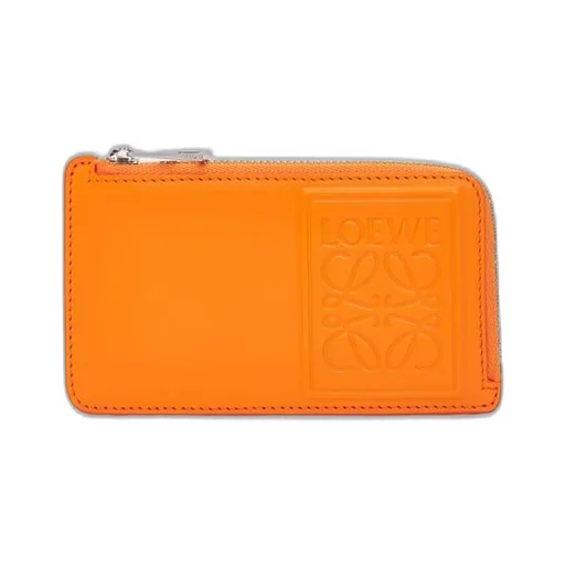 Coin cardholder in satin calfskin