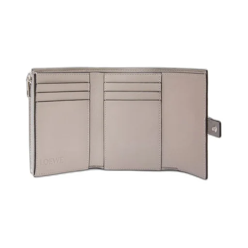 Small vertical wallet in soft grained calfskin