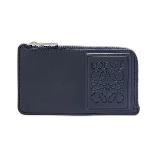 Coin cardholder in satin calfskin