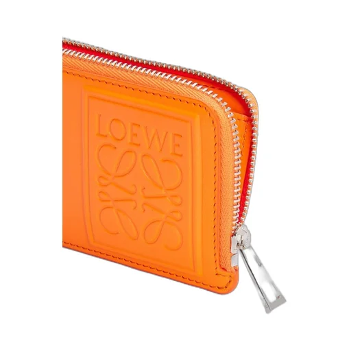 Coin cardholder in satin calfskin