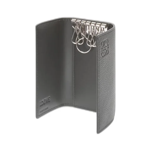 Key case in soft grained calfskin