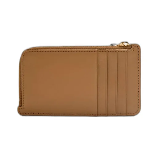 Knot coin cardholder in shiny nappa calfskin