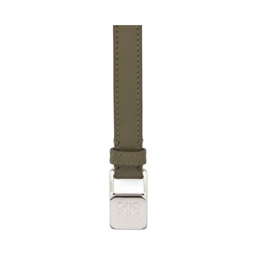 Amazona padlock belt in smooth calfskin