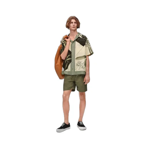 Shorts in cotton blend