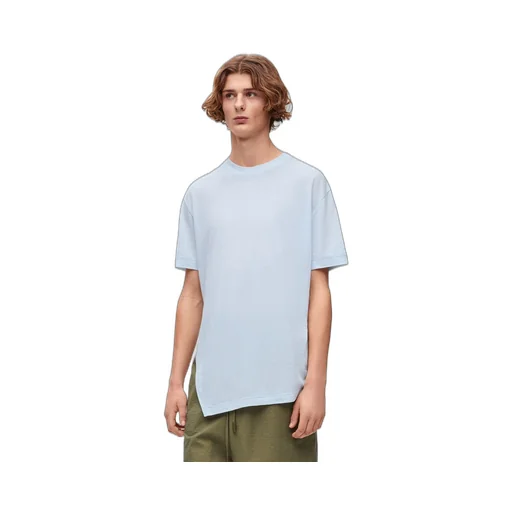 Asymmetric T-shirt in cotton blend